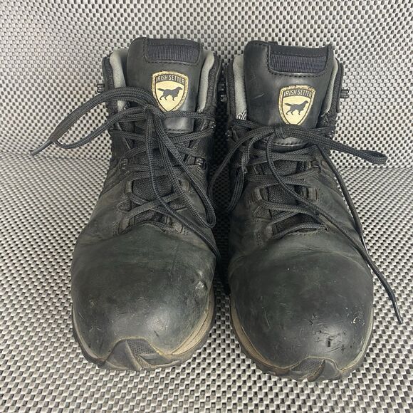 Irish Better Cascade Boots Mens 12 Black Ultra Dry Waterproof Lace Up Work Boots main image 11